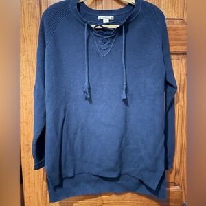 NWT Ruff Hewn Navy V-Neck Women's Sweater